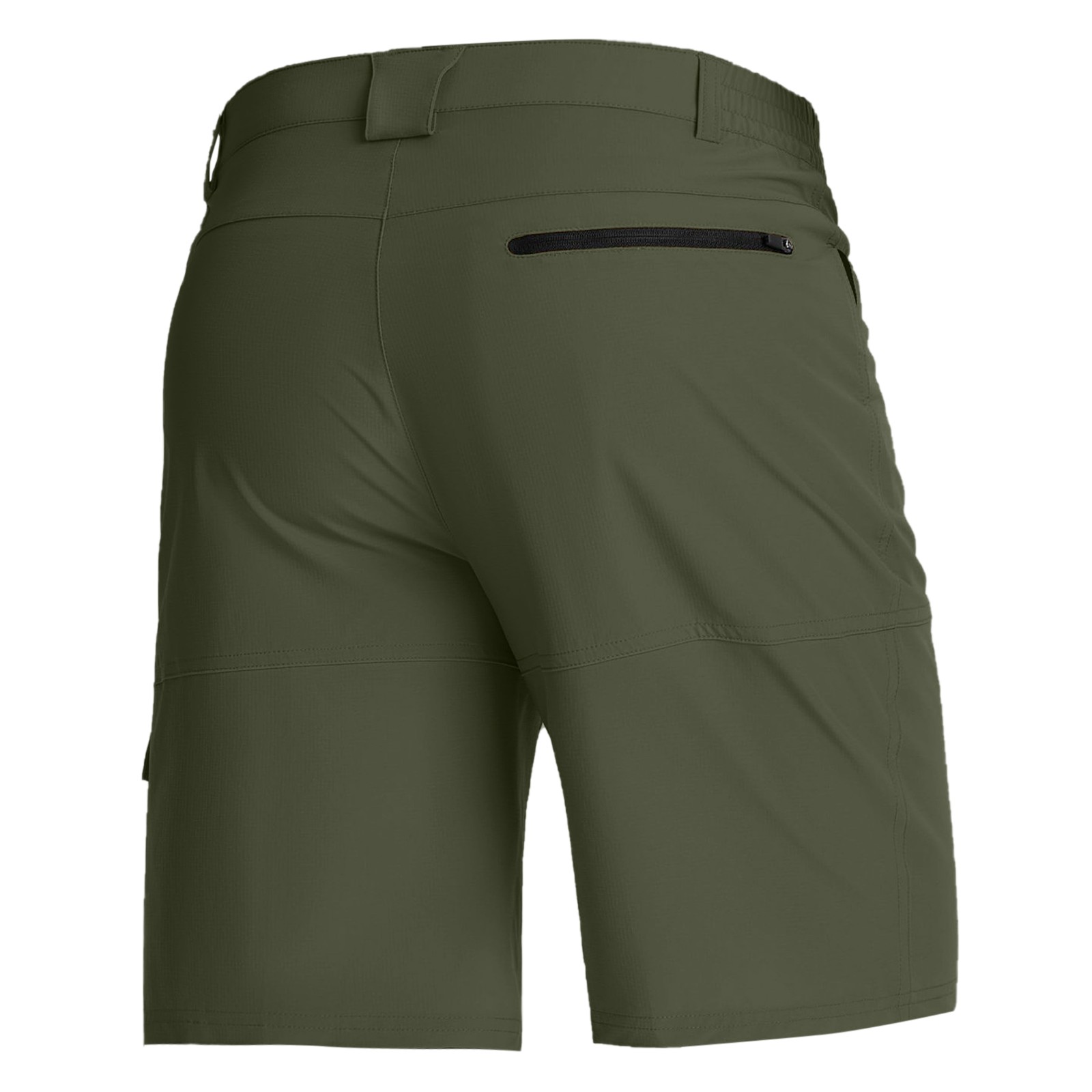 thumbnail image 5 of Pantalones cortos informales elásticos para hombre - Múltiples bolsillos - Spandex, cintura elástica, ropa urbana, tallas S-XXXL, 5 of 5